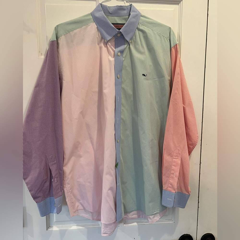 Vineyard Vines Patchwork Button Down - image 1